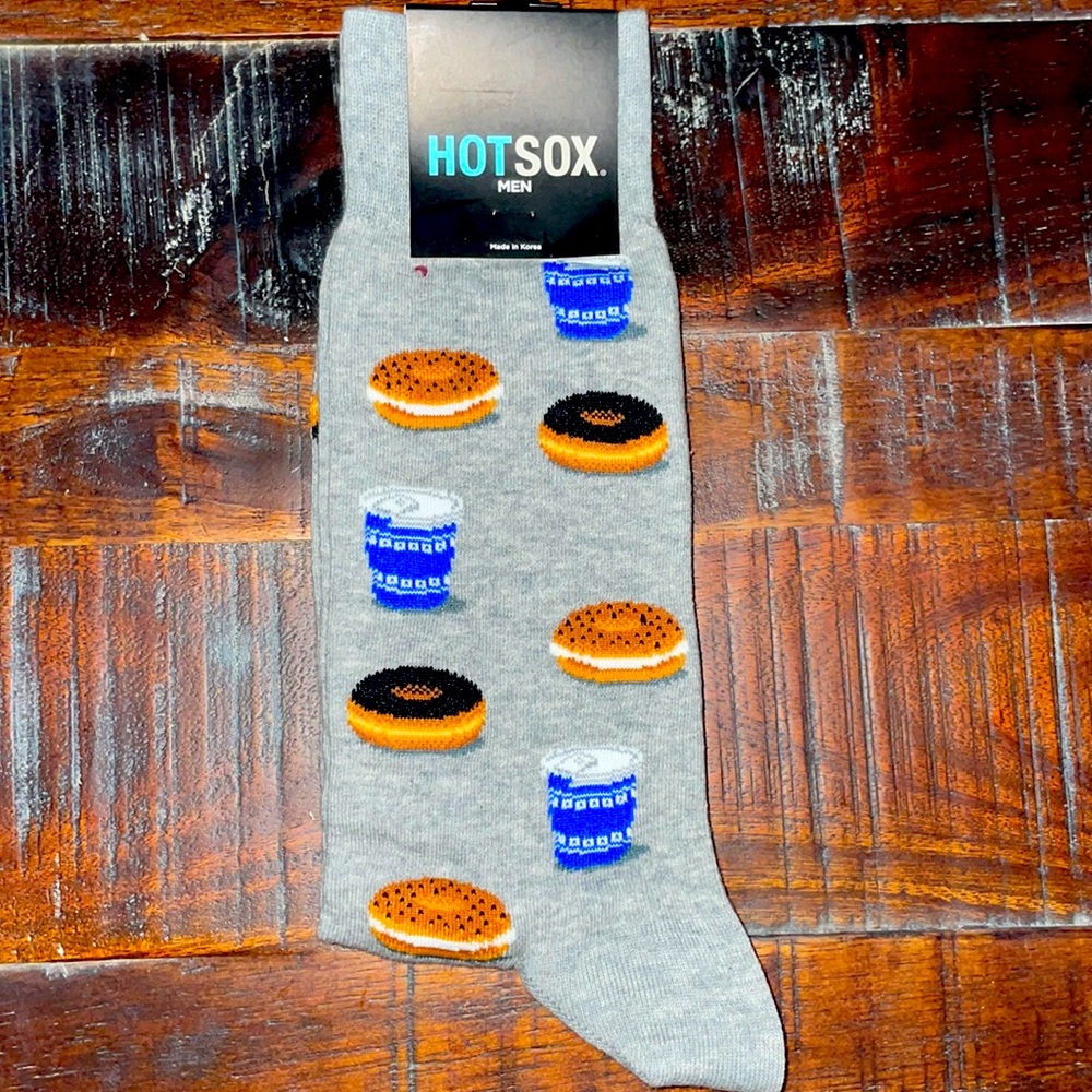 Hot Sox donuts & coffee socks